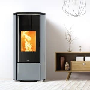 Estufa Pellet A8/A10 Round Glass/Round Top Glass Nobis