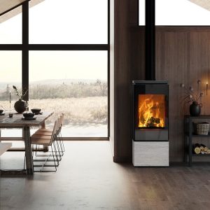Estufa leña Flat 500/550 Nobis Fire